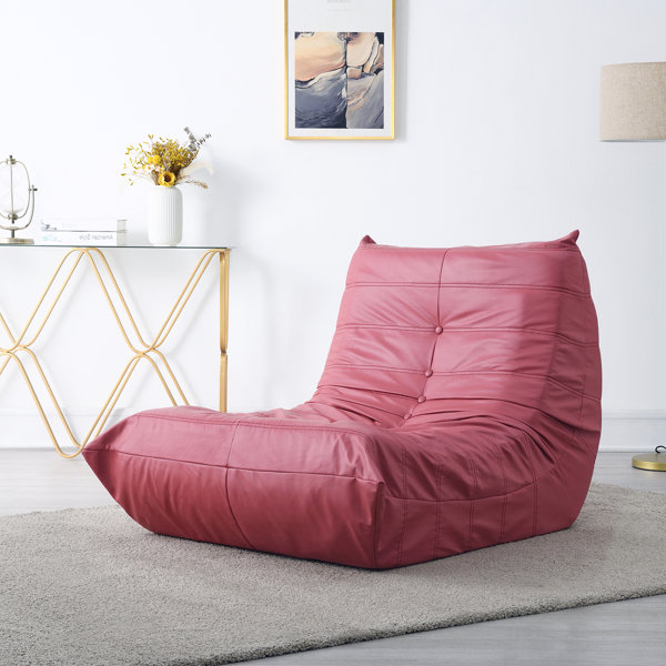 Trule Standard Faux Leather Bean Bag Chair Wayfair